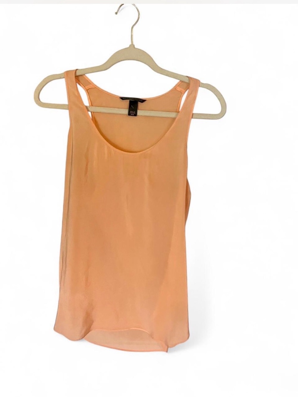 Victoria’s Secret Y2K Coral Sheer Sleeveless Scoop Neck Tank Top